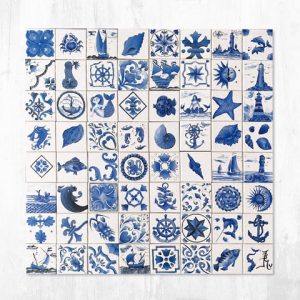 Piastrella decorata 10x10 cm