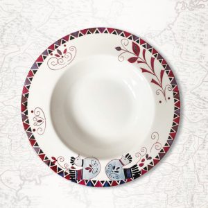 Piatto porcellana - Sa domo de su entu 30cm